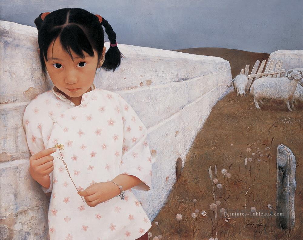Yimeng Kid 1994 WYD chinois filles Peintures à l'huile